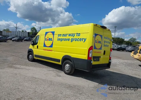 2022 Ram Promaster 3500 Cargo Van High Roof 159 Wb Ext from USA, damaged, VIN 3C6MRVJGXNE120569